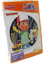 Handy Manny IXL Interactive Story CD Game Cartridge Read Art Music Fisher Price