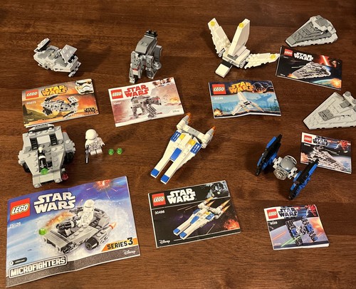 LEGO Star Wars Mini/Microfighters Menge 8 Sets 100 % komplett ohne Boxen