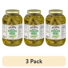 Old South Pickled Okra, 64 oz Jar, 3 Pack, Sh...