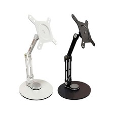 Height Adjustable Desktop Rotating Stand For Computer Monitors Up To 19 Inches