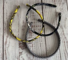 Pack 3 Tartan & Tweed Alicebands Classic Alice Head Band Girls Hair Accessory UK