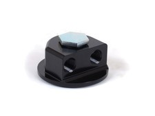 Canton 22-592 Remote Oil Filter Adapter For Sbcbbc Mark 5 Gen 6 90 Deg Rotating