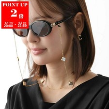 Sunny Cords Ruby Women's Eyeglasses Chain Pearl-gold SC