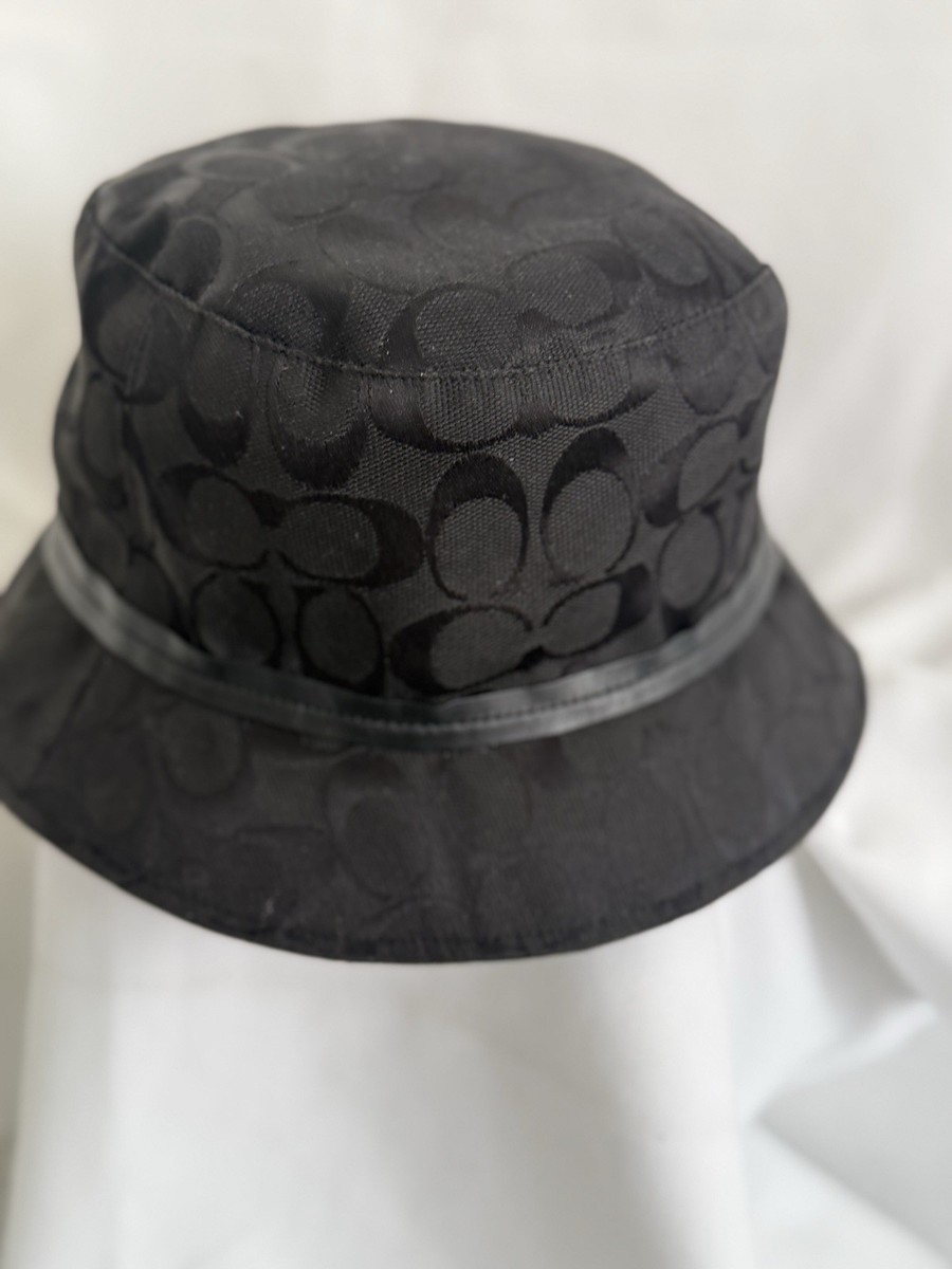 COACH MONOGRAM BUCKET HAT BLK S/P | eBay display picture 1