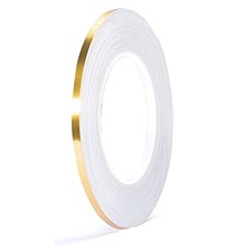 Duct Tape, Metallic Mylar Film Tape, 1/5 Inch X 164 Ft. 1/5 inch 5mm Gold