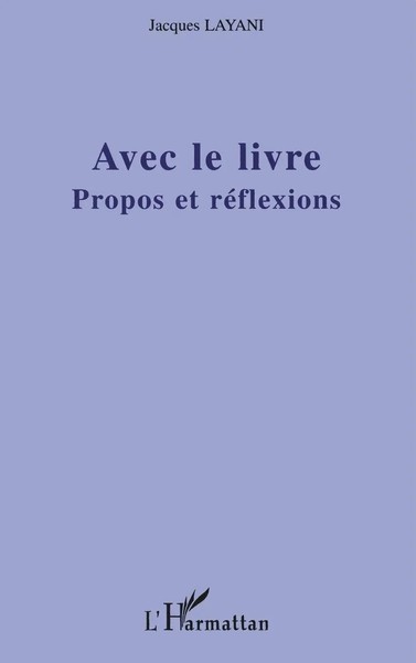 Jacques Layani | Avec Le Livre | Taschenbuch | FranzöSisch (2022)-image