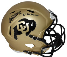 MASON CROSBY SIGNED COLORADO BUFFALOES FULL SIZE HELMET JSA W/ 2X ALL-AMERICAN