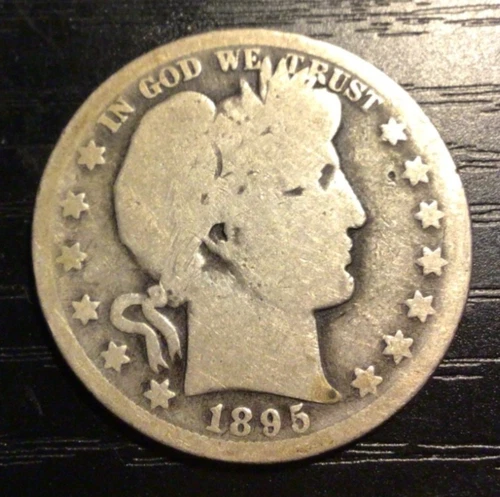 1895-O Barber Silver Dollar, Circulated. B134