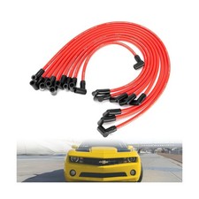 10.5mm High Performance Spark Plug Wire Set Fit for HEI BBC SBC... USA FAST SHIP