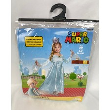 Disguise Super Mario Rosalina Princess Child Girl Small 4-6x Halloween Costume