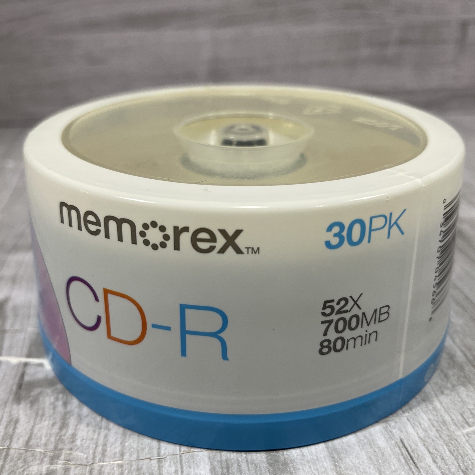 Memorex CD-R 30 Pack 52X 700MB 80 Min Recordable New Unopened Sealed 30PK For PC