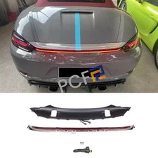 Fits 2016-2024 Porsche 718 982 Rear LED Flow Through Light Full-width Light Kit