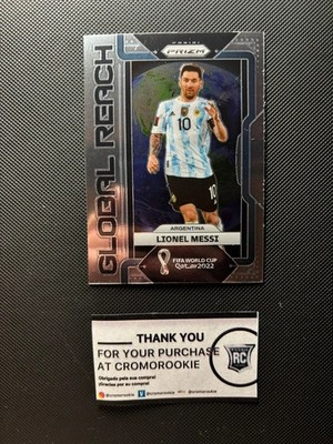 LIONEL MESSI GLOBAL REACH Argentina Panini World Cup Insert 2022
