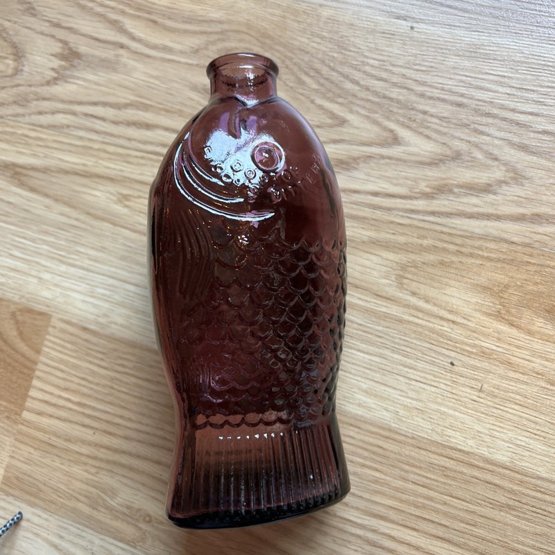 Dr Fischs Antique Bitters Bottle for Children Delight Glass, Wheaton, NJ, Purple