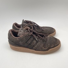 Adidas Sneakers Mens 7.5 Originals Leather Brown Forum 84 Low CL Shoes JI3284