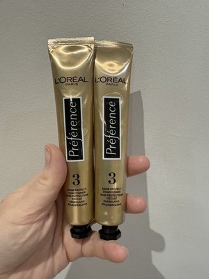 L'OREAL PARIS PREFERENCE 3 SHINE PROTECT CONDITIONER 2 X 54ml Neu