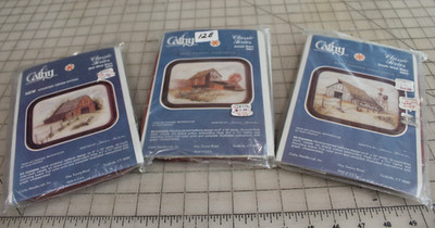 12B NEW Lot 3 of Classic Series Needlecraft Kits Cathy Handscreened Design