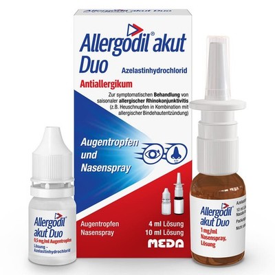 Allergodil akut  DUO Nasenspray(10ml)+Augentropfen(4ml) , PZN 0694793