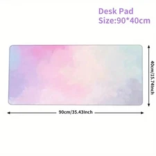 40*90cmCloud Gradient Gaming Keyboard & Mouse Pad with Ergonomic Wrist Rest - Pa