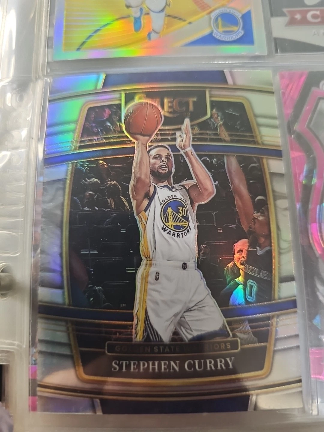 2021-22 Panini Select - Concourse Stephen Curry #94 Silver Prizm