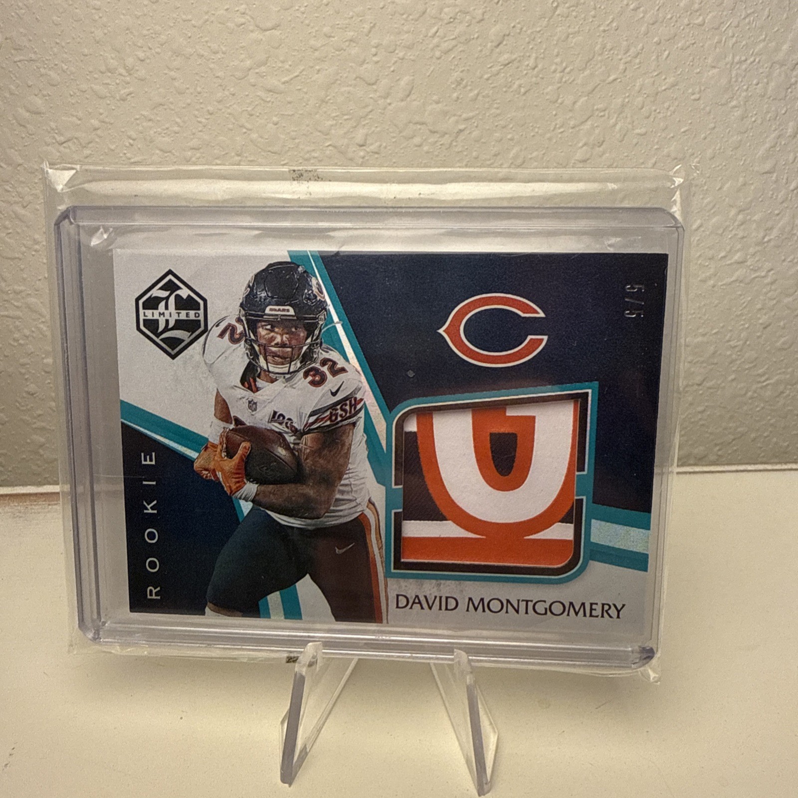 2019 Panini Limited Rookie Patch David Montgomery /5 RJJ-23