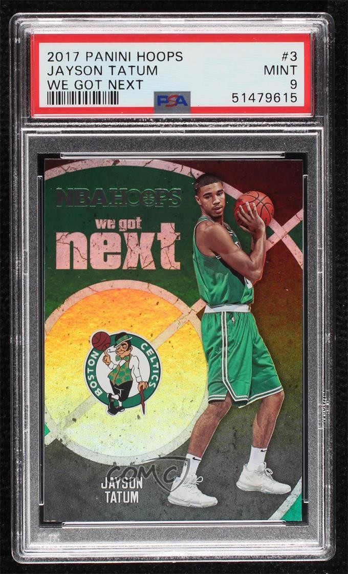 2017-18 Panini NBA Hoops We Got Next Jayson Tatum #3 PSA 9 MINT 4vc