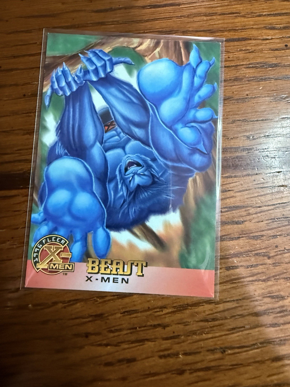 #2 BEAST 1996 Fleer Marvel  X-MEN ANDY KUBERT