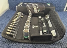 (28-PIECE) Wera 05004018001: 8100 SA 8 Zyklop Metal Ratchet Pack, 1/4" Drive