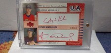 2005-06 UD USA CLAYTON KERSHAW Adrian Cardenas Dual AUTO /16 SP