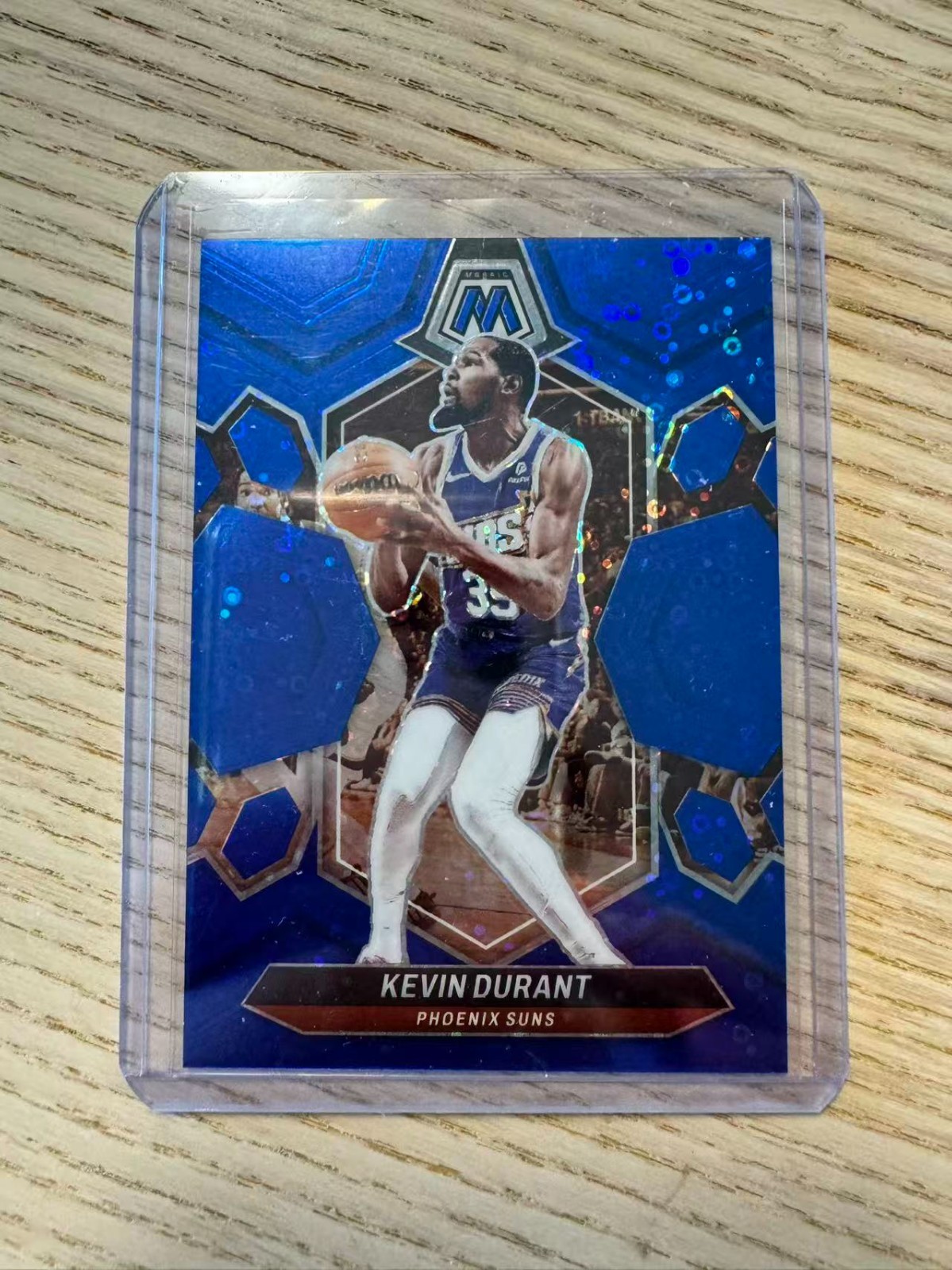 2023-24 Panini Mosaic #180 Kevin Durant Blue Fast Break Prizms /85