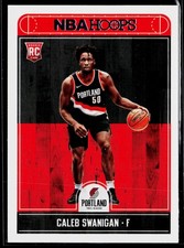 Caleb Swanigan 2017-18 Hoops #276 Rookie Portland Trail Blazers