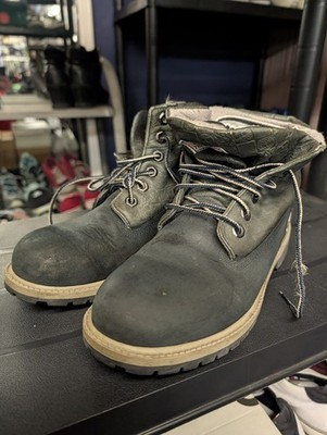 Timberland Damenstiefel schwarz Leder UK Größe 5 in ordentlichem Zustand 