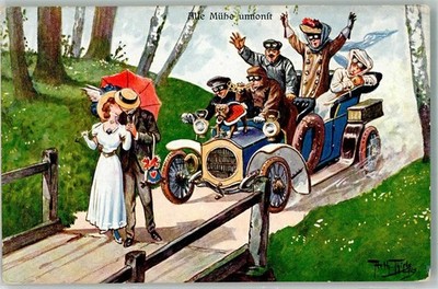 13531705 - F.E.D. Serie 433 Automobilisten Kuesse Poesie / Liebe Thiele, Arthur