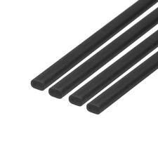 4 Pcs Carbon Fiber Strip 1.5x2.5mm 500mm Length Pultruded Flat Carbon Fiber Bar