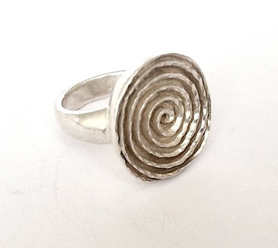 Ring Spirale Spiralring 925er Silber Z912