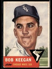 1953 Topps Bob Keegan Rookie LOW GRADE Set Break #196
