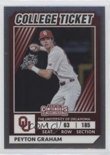 2022 Panini Elite Extra Edition College Tickets Optic Peyton Graham #CTO-15 8d2