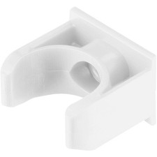 PVC Conduit Spring Clip Saddle 20mm - White