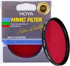 Hoya 55mm Red 25A HMC Multi-Coated Glass Filter. U.S. Authorized Dealer