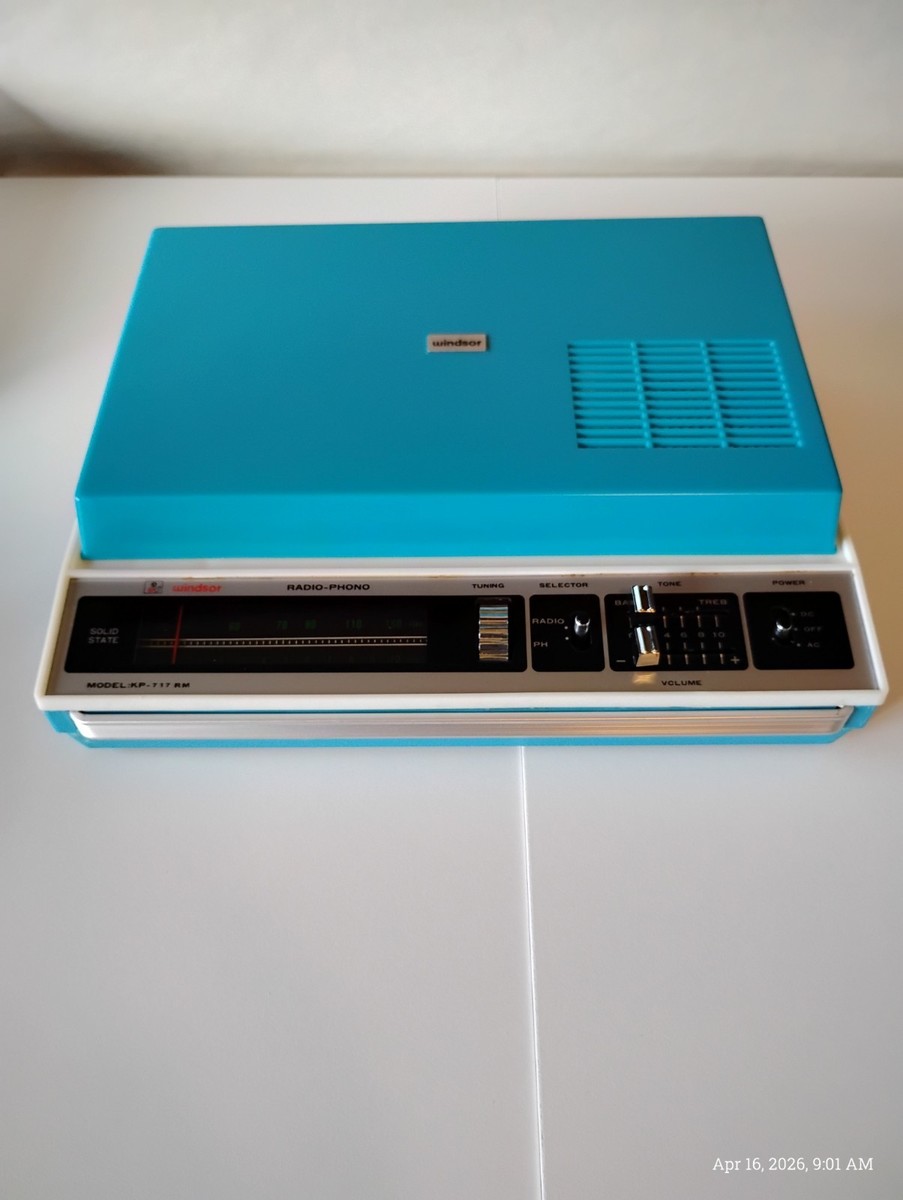 洋楽 G-Rap Midwest Mob Music - (219) Radio Rare Vintage New in Box Windsor 717RM AM Radio Phonograph 3-Speed