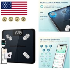 Accurate Bluetooth Smart Scale for Home - Weigh Up to 400 lbs with LED Display