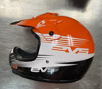 EVS T3 Helmet ORANGE/BLACK/WHITE  YOUTH-SMALL