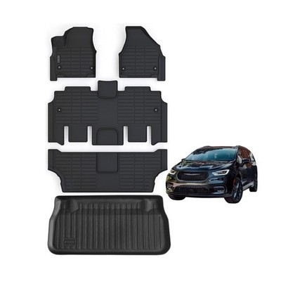 Floor Mats for 2017-2025 2026 Chrysler Pacifica Gas Touring Models (Non Hybri...