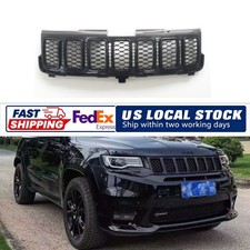 Us Stock Front Upper Grill For 2017-2021 Jeep Grand Cherokee Fedex Ship