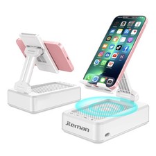 Portable Phone Stand with Speaker Bluetooth Wireless - Gifts for Men Women Bi...