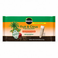 Miracle-Gro Fruit & Citrus Plant Food Spikes, 12 Spikes, 3 lb, for Fruit &