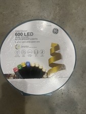 GE Color 600-Count LED Lights 125ft Multi-Function Color Changing Green Wire NEW
