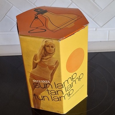 NOS Vintage 1980's SYLVANIA Sun Tan Fun LAMP (FB-RS) 275W Ultraviolet Bulb RSM-H