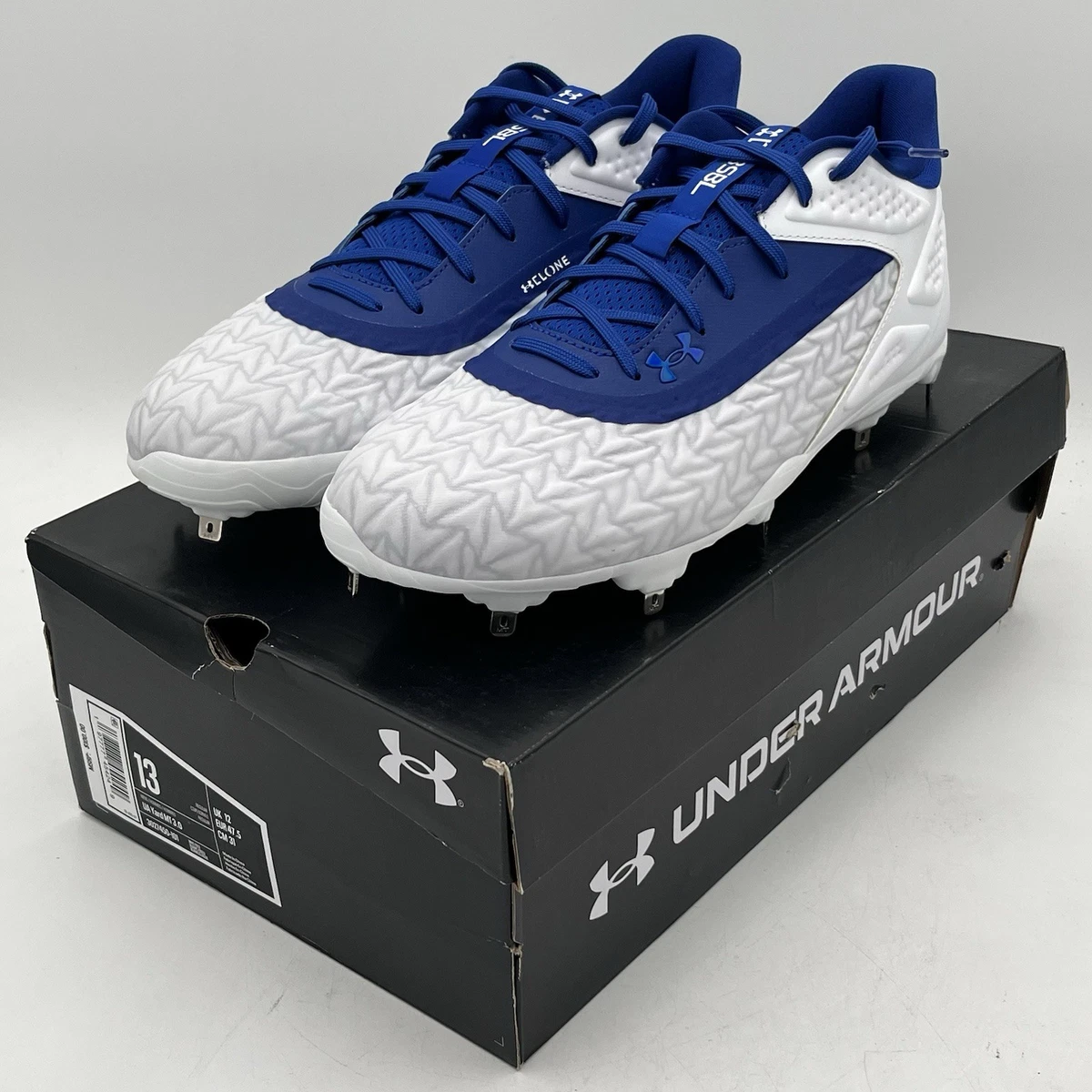 Under armour Blue 13 US Baseball & Softball Shoes & Cleats  display picture 1