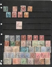 Stamps-Netherlands-Large used collection including many hundreds of duplicates